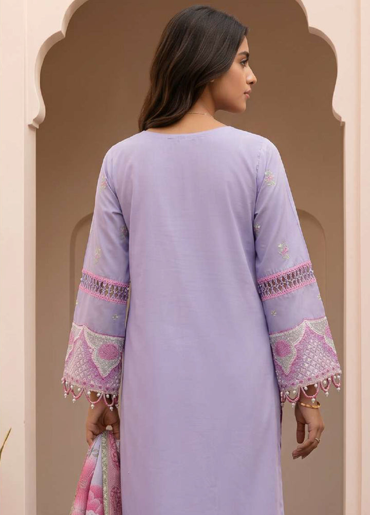 Zellbury Unstitched Printed Lawn 3 Piece Suit ZB26UC WUS25E30614 - Casual Collection