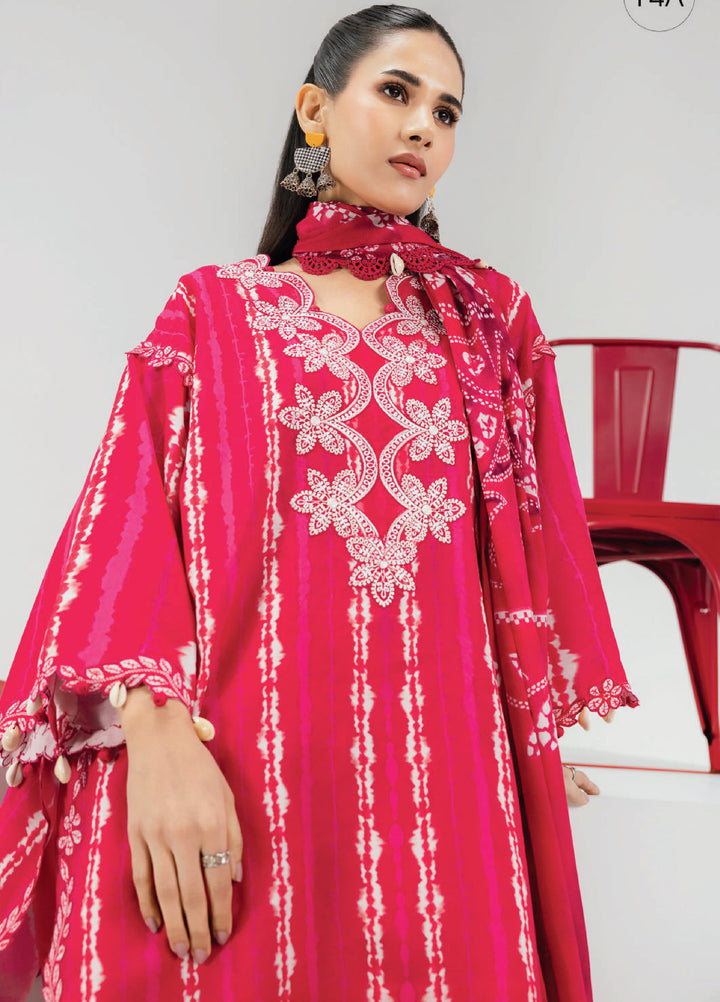 M Basics by Maria B Unstitched Embroidered Lawn 3 Piece Suit MB26UMB MB-CUSV13-14A - Summer Collection