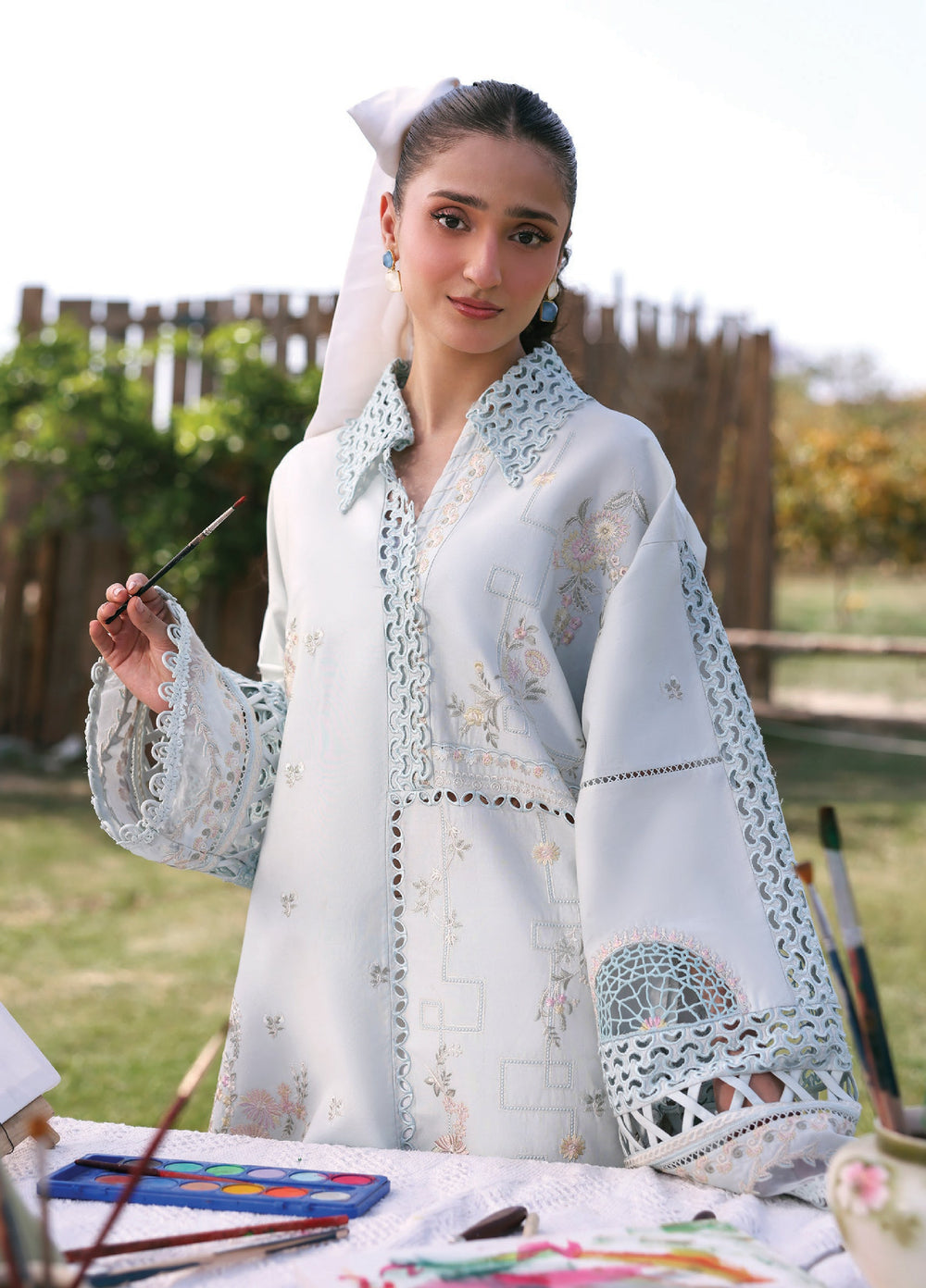 Summer Soiree by Zarposh Unstitched Embroidered Lawn 3 Piece Suit ZR26ULS Kaelis - Festive Collection