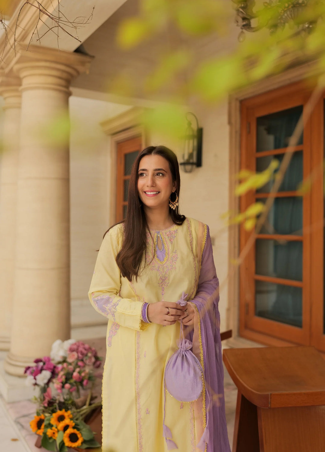 Omal by Komal Mera Eid Ka Jora Women Lawn 3 Piece Pret Suit Leena - Festive Collection