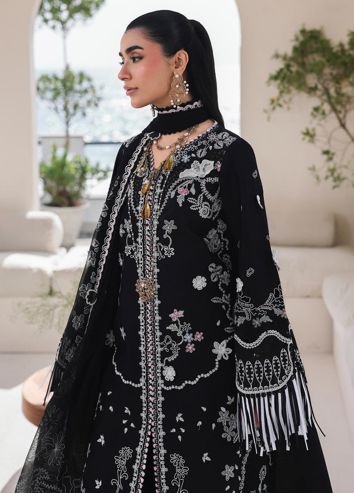 Sahil by Qalamkar Unstitched Embroidered Luxury Lawn 3 Pcs Suit QLK26US SA-02 Liana - Summer