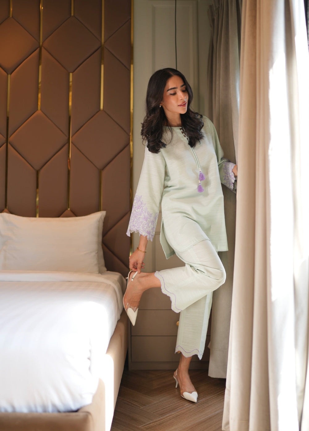 Pret Essentials by Sahar Pret Embroidered Khaddar 2 Piece AWEK-RR-06 - Winter Collection