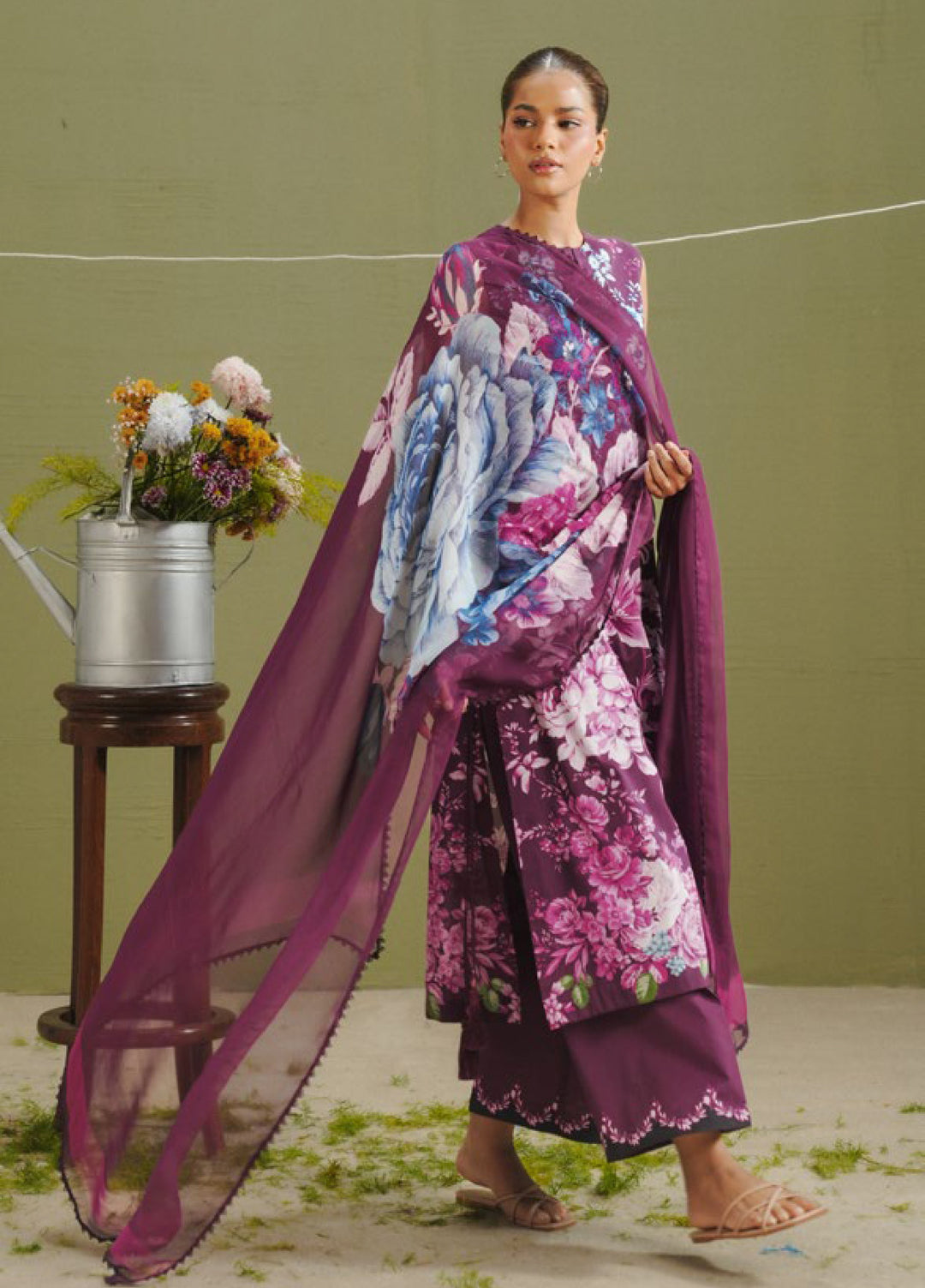 Coco by Zara Shahjahan Unstitched Printed Lawn 3 Piece Suit CZS26PS ZCP-26 06 B - Summer Collection