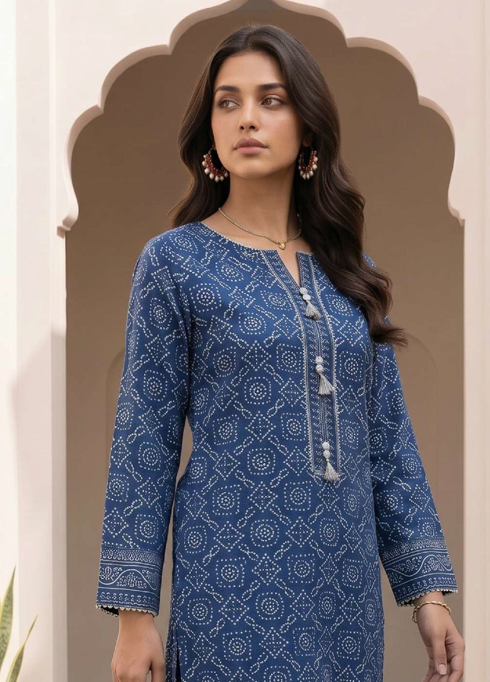 Zellbury Unstitched Embroidered Lawn 2 Piece Suit ZB26UC WUS26E20809 - Casual Collection