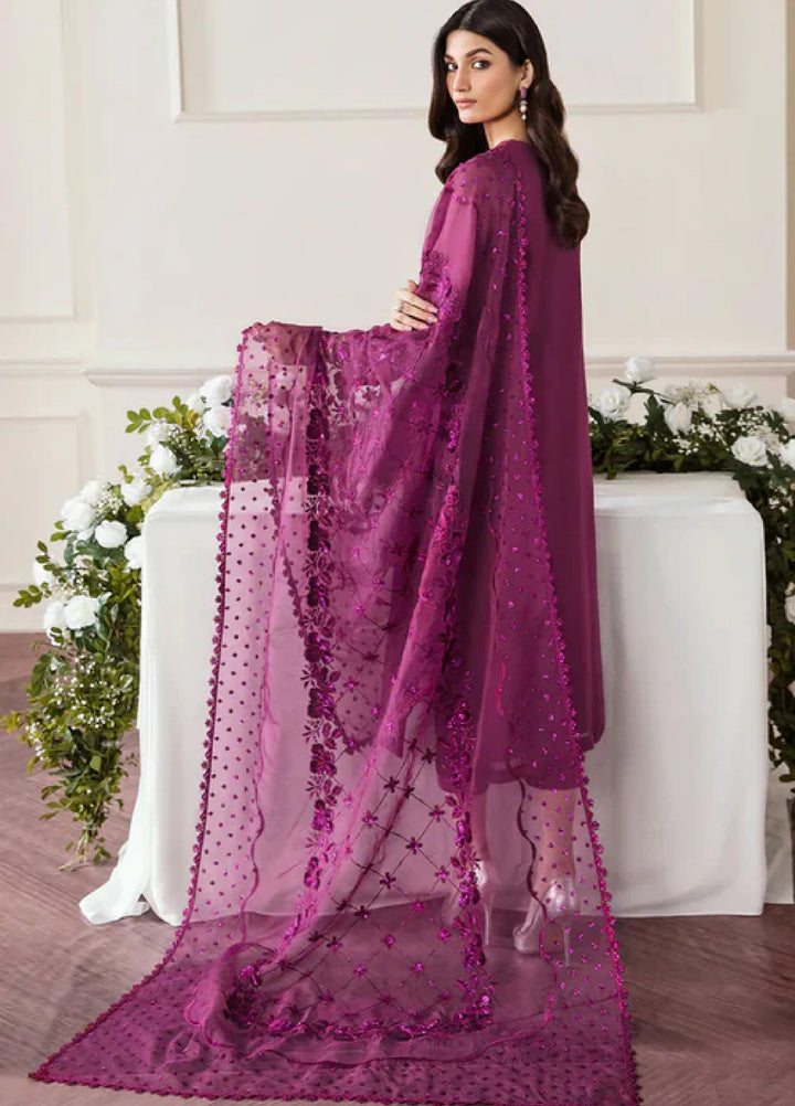 Chantelle by Baroque Unstitched Embroidered Chiffon 3 Piece Suit BQ26UCF UF-291 - Festive Collection