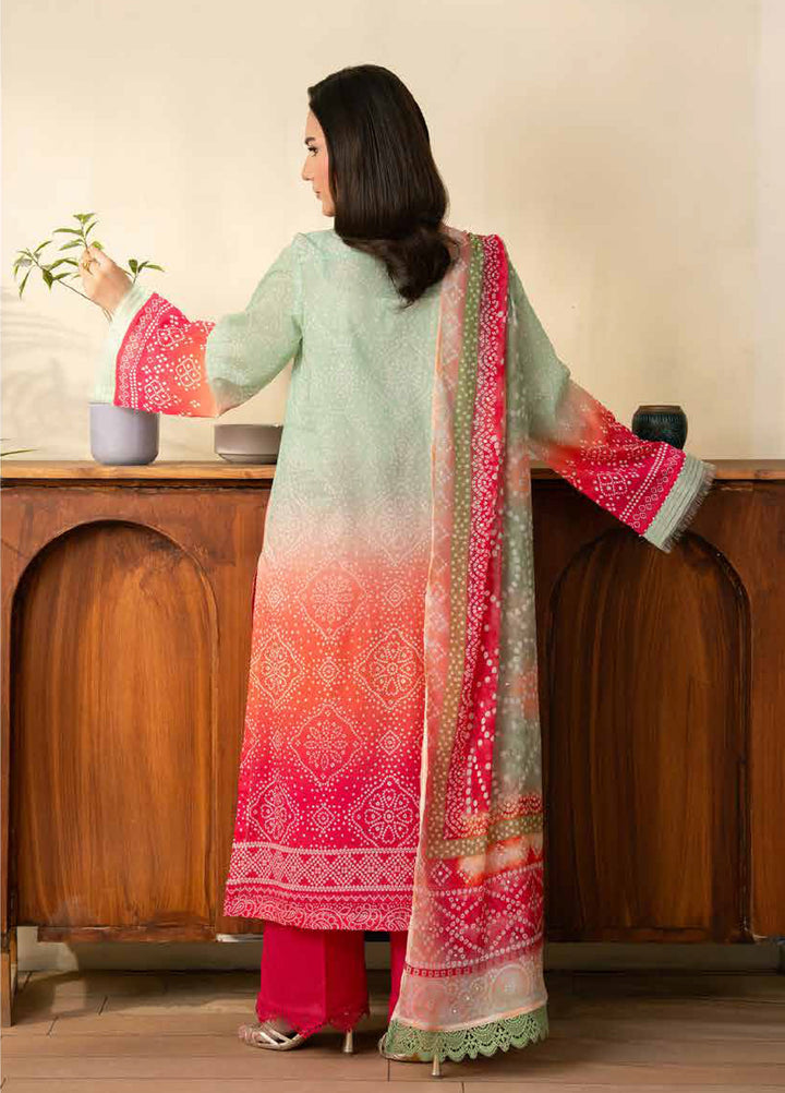 Chunri by Daria Unstitched Embroidered Lawn 3 Piece Suit DC26UCL DA-111 - Casual Collection
