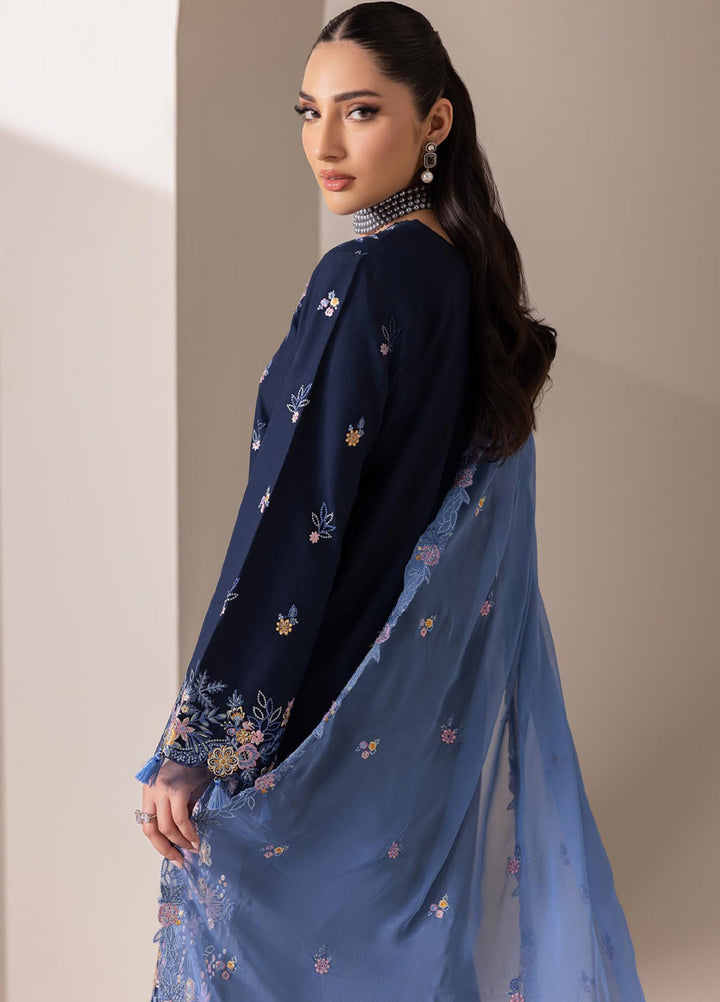 RajBari Exclusive Unstitched Embroidered Lawn 3 Piece Suit RB26UE D-7 - Summer Collection