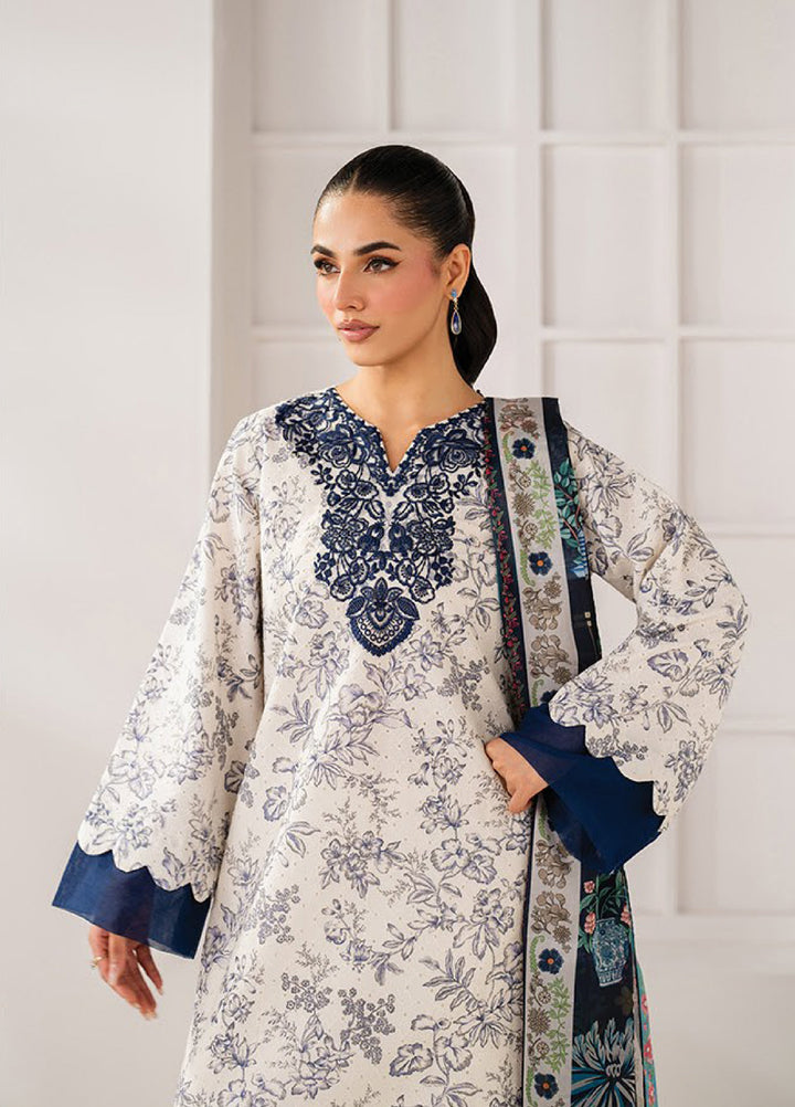 Namah by Xenia Formals Unstitched Embroidered Lawn 3 Piece Suit XF26ULN Kyma 04 - Festive Collection