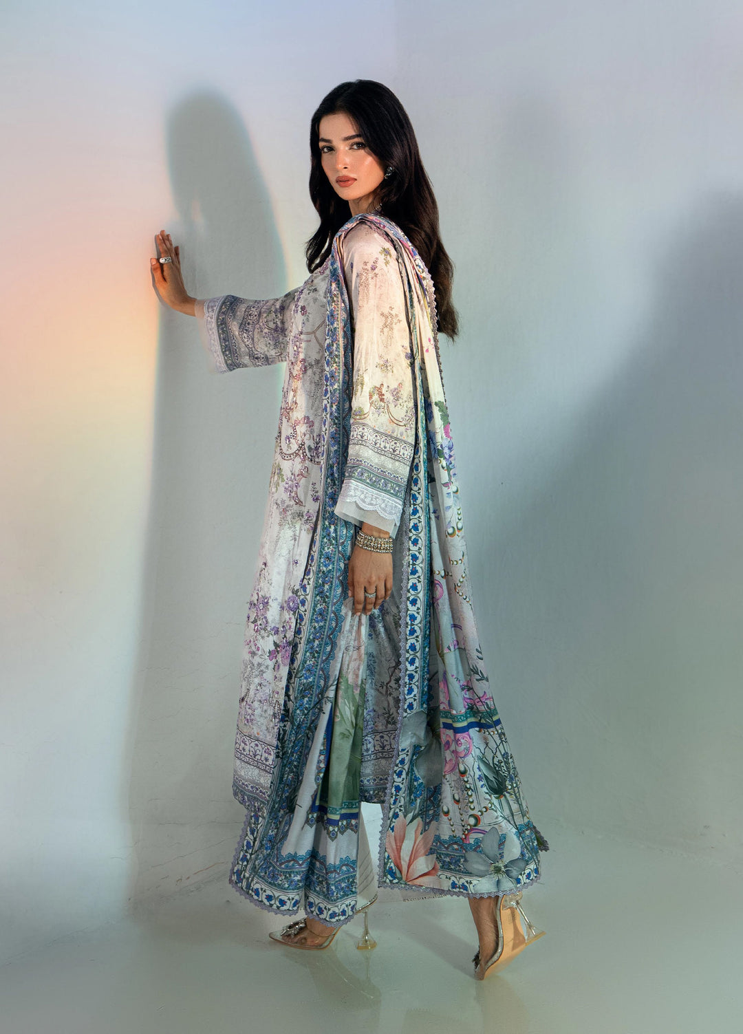 Monarque en Silk by Sahane Hand work Silk 3 Piece Suit CT-37002-Muse - Festive Collection