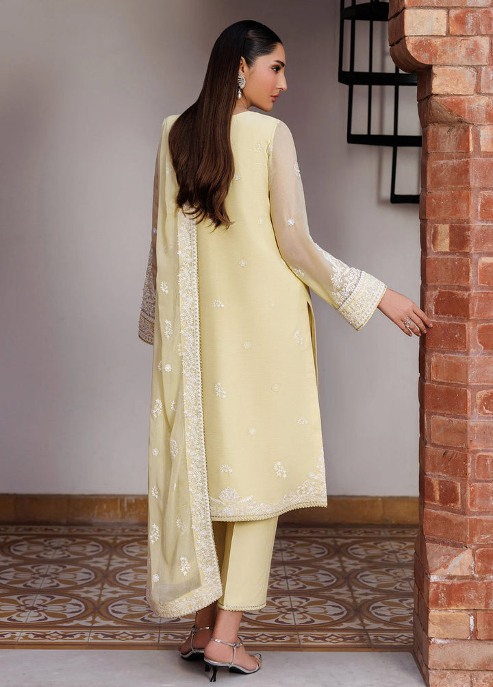 Nourah by Zarif Unstitched Embroidered Chiffon 3 Piece Suit ZR26UCN Nourah ZF/ZQH/ZARD 07 - Festive Collection