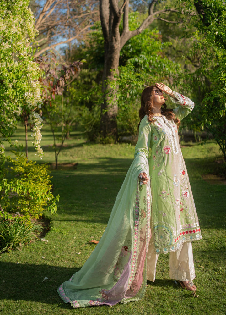 Saira Shakira Unstitched Embroidered Lawn 3 Piece Suit SSR26ULE SS-002B - Eid Collection