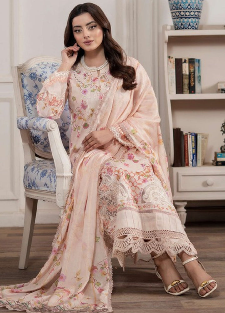 Applique Kari by Al Zohaib Unstitched Embroidered Lawn 3 Piece Suit AZ26AVII D-01 - Summer Collection