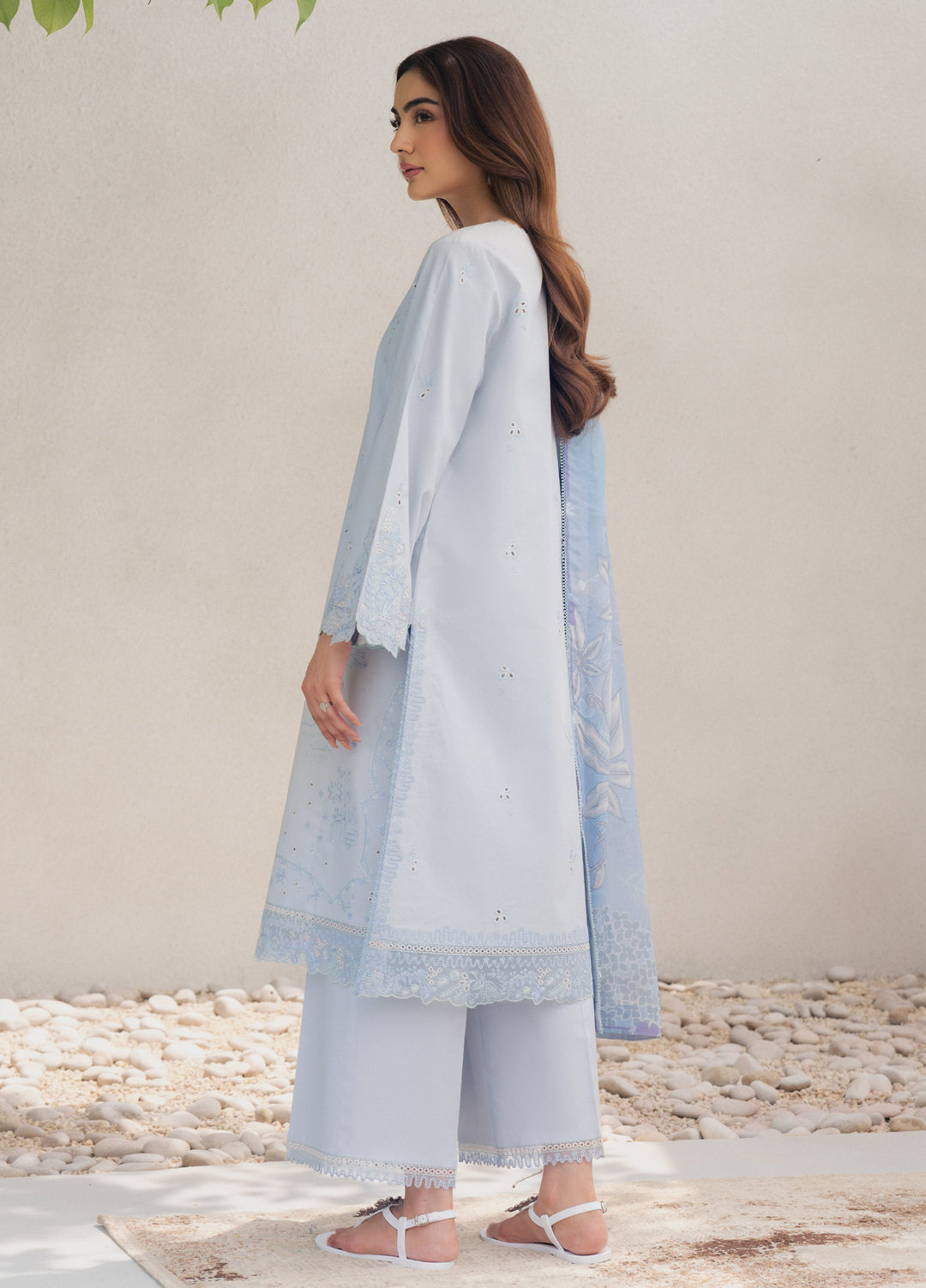 Eclat Premium by Seran Unstitched Embroidered Lawn 3 Piece Suit SN26ULE Eloire D-02 - Summer Collection