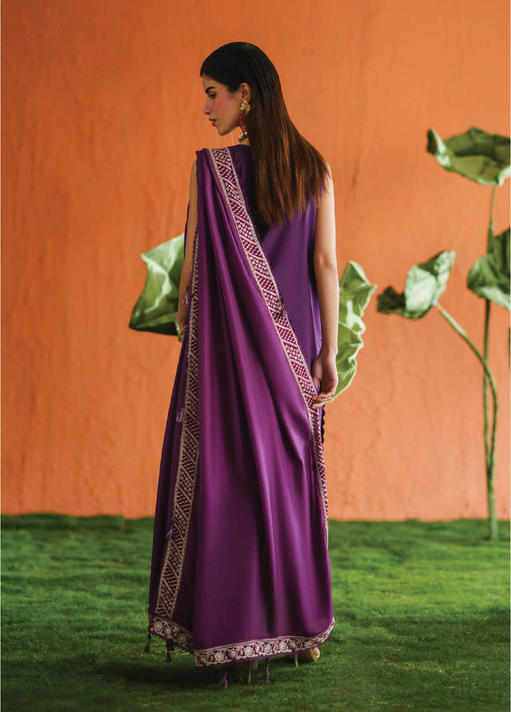 Blooming Flower by Zariya Unstitched Embroidered Lawn 3 Piece Suit ZRY26ULB IZETTA ZB-60100 - Festive Collection