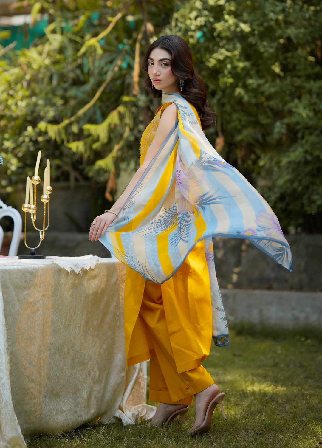 Daily Luxe by Huma Gul Unstitched Printed Lawn 3 Piece Suit RAHAHG-1101 - Casual Collection
