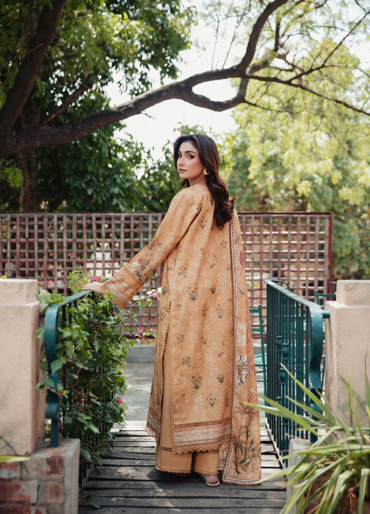Zync by Florent Unstitched Printed Lawn 3 Piece Suit FL26ULE FZ-5 - Eid Collection