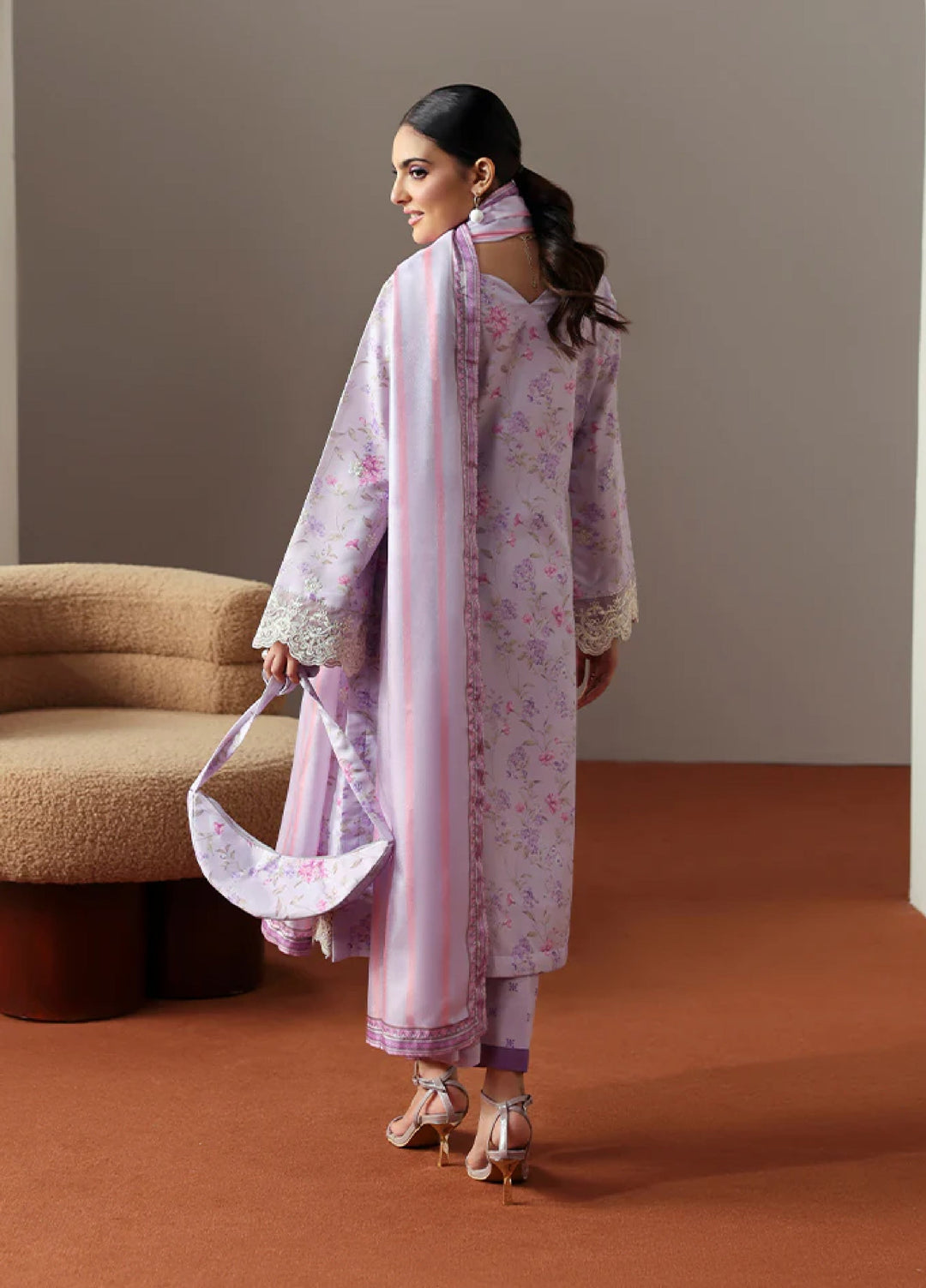 Basics by Gulaal Pret Embroidered Poly Lawn 3 Piece PL-04 Quince - Summer Collection