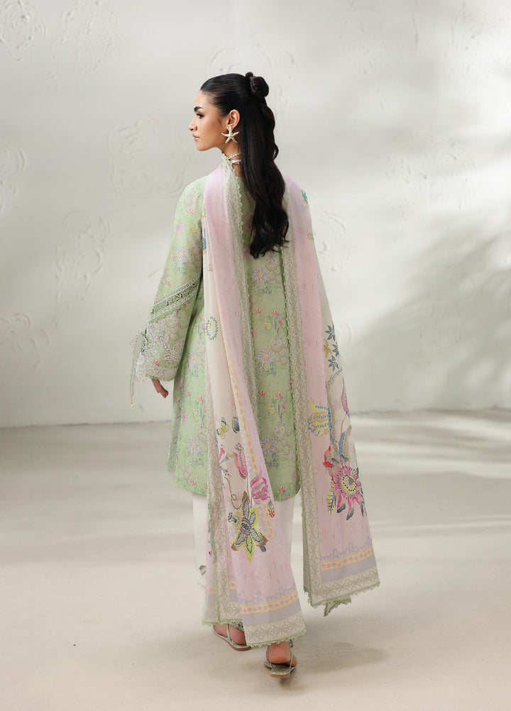 Q Prints by Qalamkar Unstitched Printed Lawn 3 Piece Suit QLK26UQL TALYA QQP-01 (A) - Summer Collection