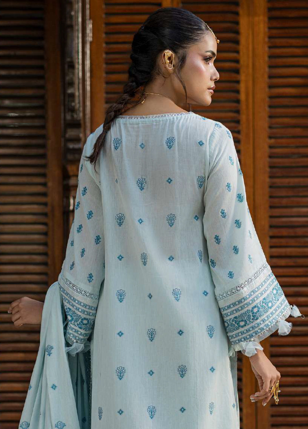 Zellbury Unstitched Printed Jacquard 3 Piece Suit ZB26UC WUS26X30987 - Casual Collection