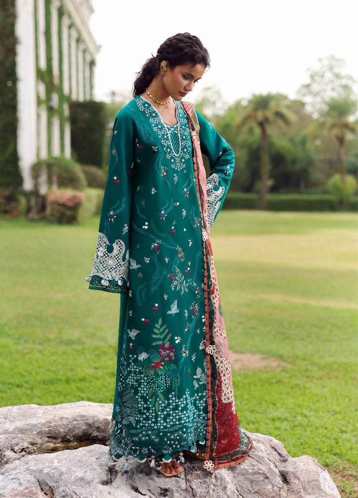 Lilas by Republic WomensWear Unstitched Embroidered Lawn 3 Piece Suit RW26ULL D-4A - Eid Collection