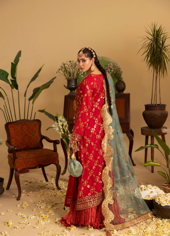 Sara Jahan Women RTW Embroidered Chiffon 3 Piece Suit SJ26RF SJ-1067 - Festive Collection