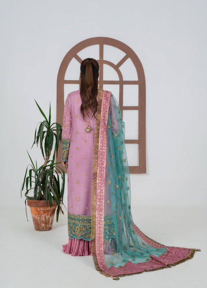 Sara Jahan Women RTW Embroidered Net 3 Piece Suit SJ26RF SJ-1027 - Festive Collection