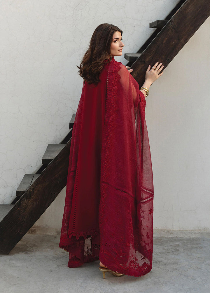 Whisper by Ayzel Unstitched Embroidered Lawn 3 Piece Suit AAF26ULW Blush ZWU-0139-3PO - Eid Collection