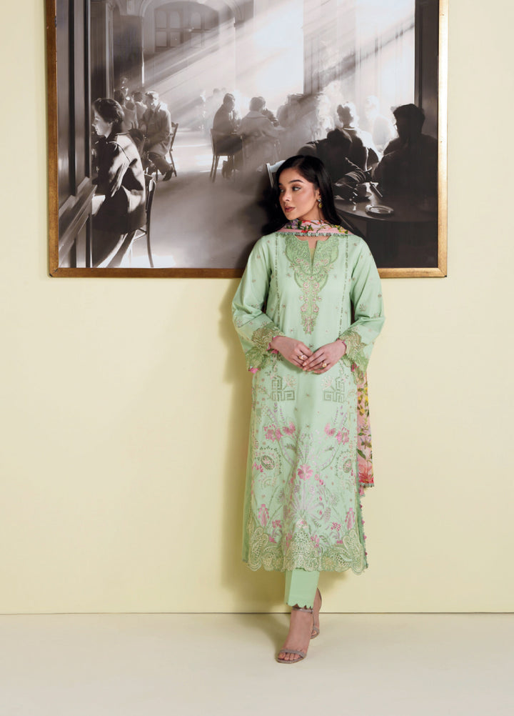 Whispers of Summer by Neeshey Unstitched Embroidered Luxury Lawn 3 Piece Suit NSH26ULW INEZ - Summer Collection