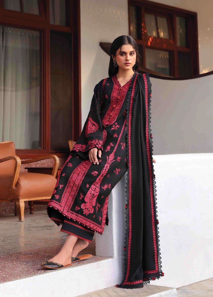 Amaris by Republic Womenswear Unstitched Luxury Shawl Khaddar Embroidered Suits 3 Piece RW25AS D-5 - Winter Collection