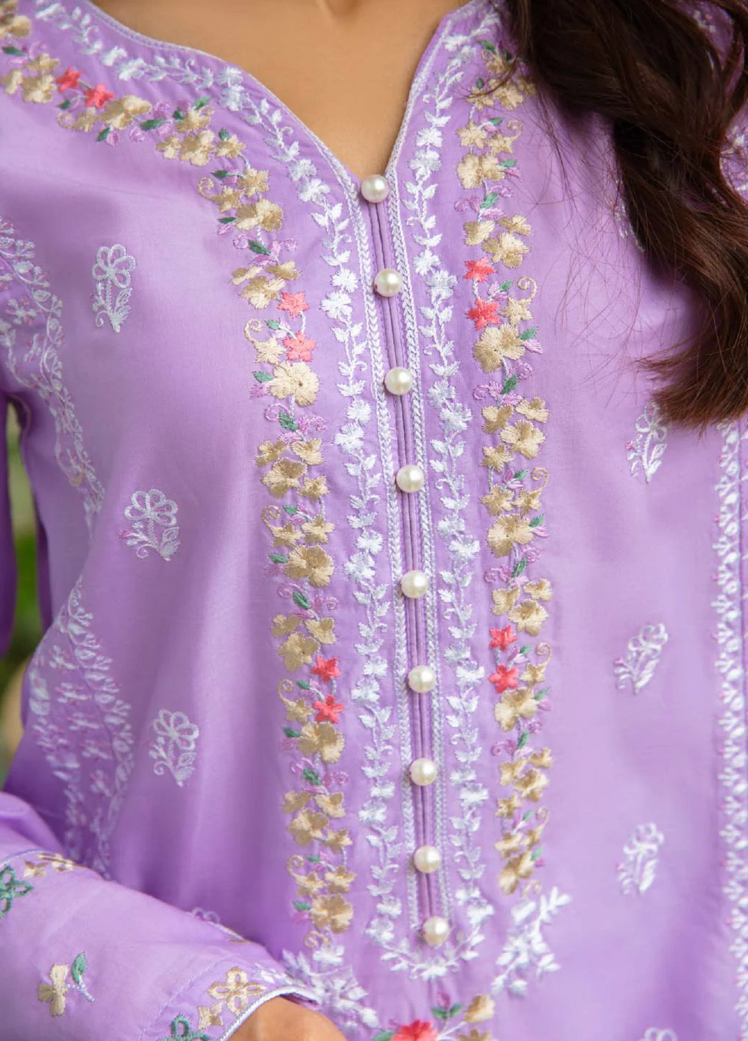 Rang e Bahar by Tng Women Pret Embroidered 2 Piece Lavender - Winter Collection