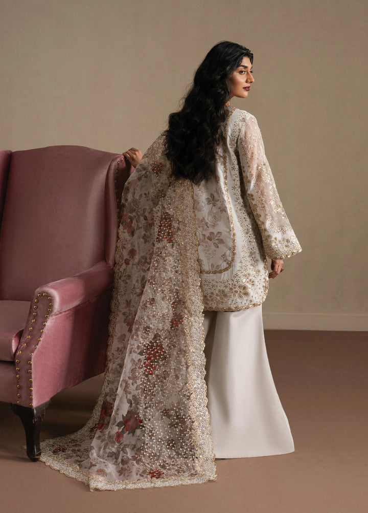 Qurbat by Ayzel Unstitched Embroidered Silk 3 Piece Suit AAF26UQ D-8 Riwaayat - Festive Collection