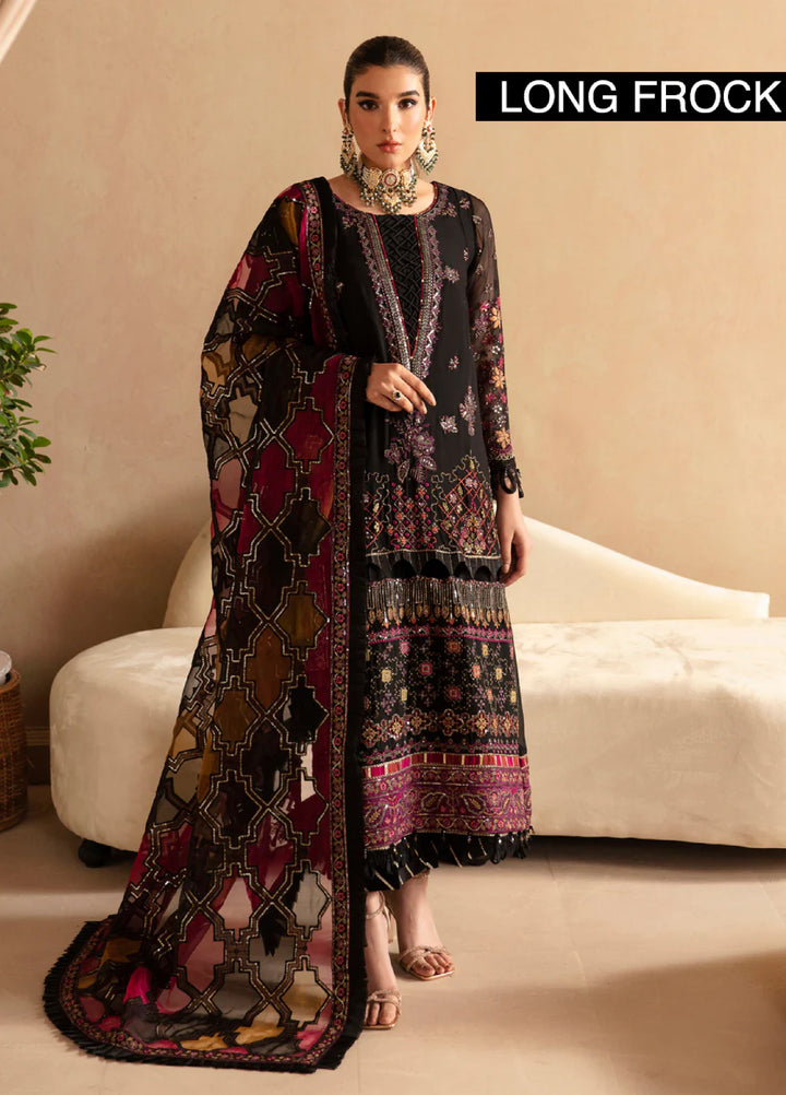 Xenia Formal Unstitched Luxury Chiffon Suits 3 Piece XE25FL Kaneel - Formals Collection