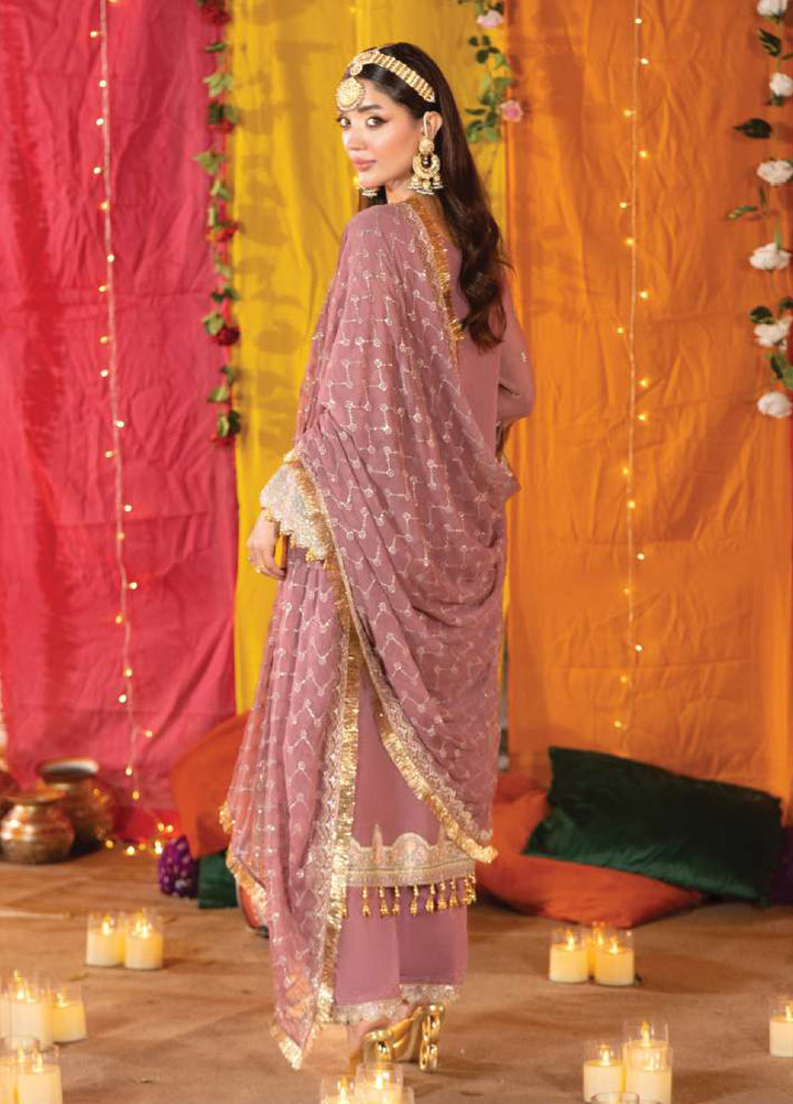 Shagun by Imrozia Premium Women 3 Piece Chiffon Suit M-103 Abeer - Festive Collection