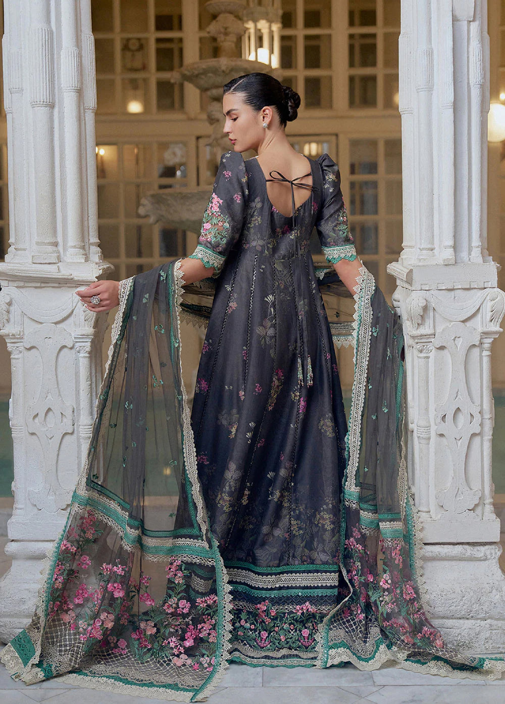 Sobia Nazir Unstitched Embroidered Luxury Lawn 3 Piece Suit SN26ULE D-10 A - Eid Collection