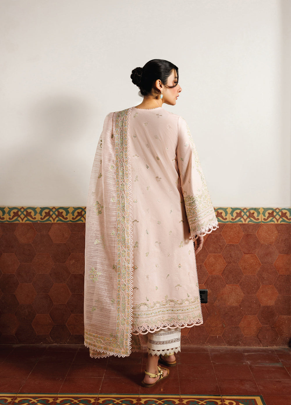 Mirabelle by Emaan Adeel Unstitched Embroidered Luxury Lawn 3 Piece Suit EA26UML D10 Orchid Royale - Festive Collection