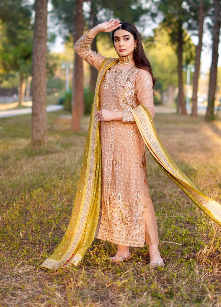 Luxe By Hues Atelier Women Pret 3 Piece Lucknowy Angrakha - Formals Collection