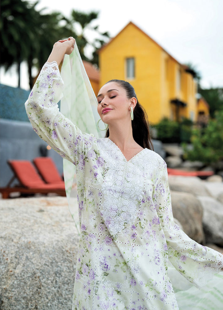 Xenia Formals Unstitched Embroidered Lawn 3 Piece Suit XE26ULS D-04 Navya - Summer Collection