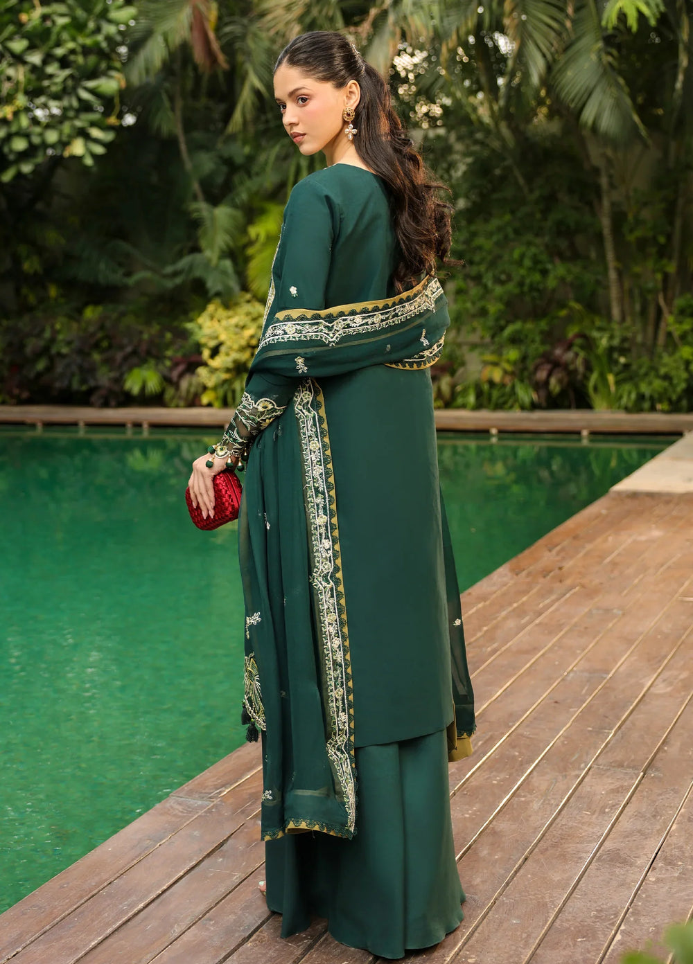 Shanaya by Mahnur Unstitched Embroidered Lawn 3 Piece Suit MN26USL SH-13 - Summer Collection