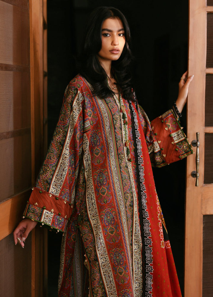 Amaya by Zaha Unstitched Printed Lawn 3 Piece Suit ZK26UAL Raya APL26-01 - Casual Collection