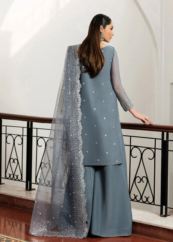 Nourah by Zarif Unstitched Embroidered Chiffon 3 Piece Suit ZR26UCN Nourah Zarmina ZF/ZQH/ZARMINA 05 - Festive Collection
