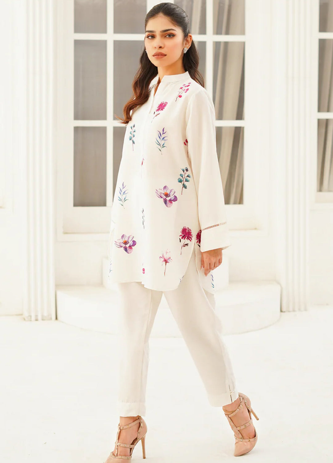 Nairah Women Pret Printed Arabic Lawn Suit NAH26PN Lia - Spring Collection