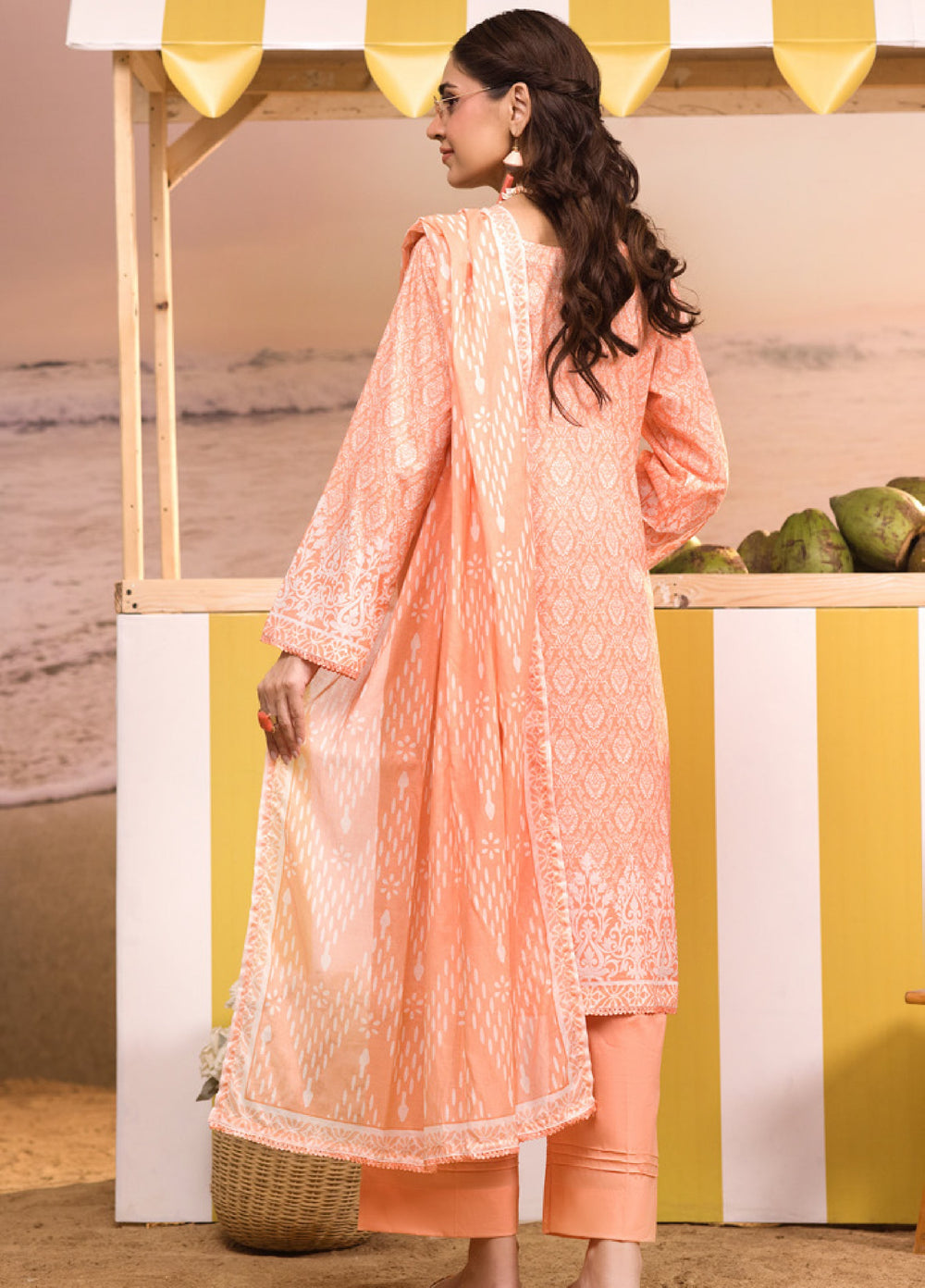 Regalia Textiles Unstitched Embroidered Lawn 3 Piece Suit RG26UEL D-10 - Casual Collection