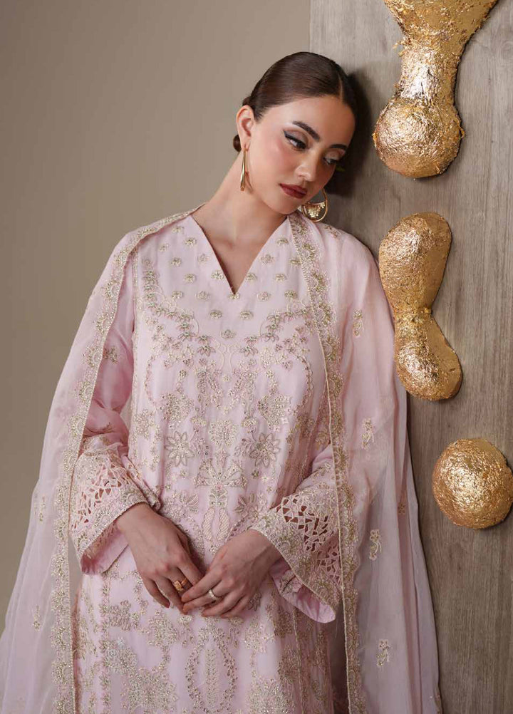 Nouvelle by Emaan Adeel Unstitched Embroidered Chiffon 3 Piece Suit EA26UNC Luxe - Festive Collection