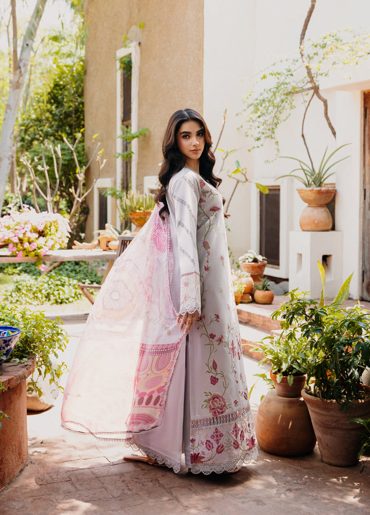 Zync by Florent Unstitched Embroidered Lawn 3 Piece Suit FL26ULZ FZ-1A - Lawn Collection