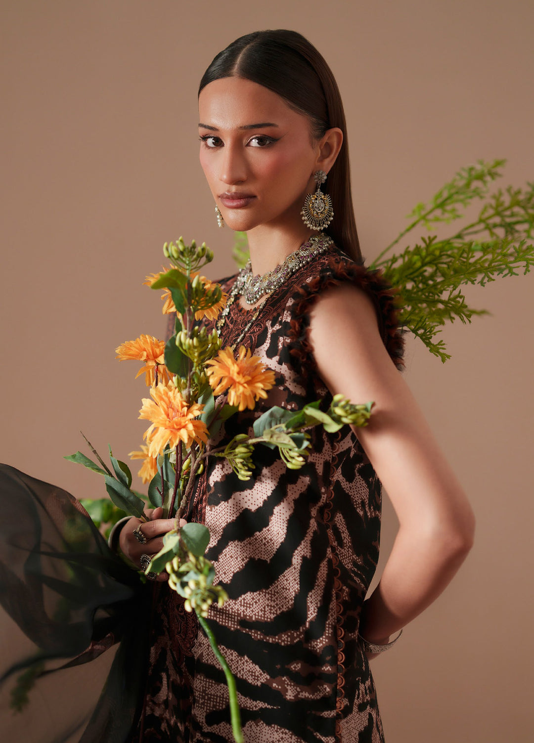 JoJo by Bin Ilyas Unstitched Embroidered Lawn 3 Piece Suit BI26UJJ D-82B - Summer Collection