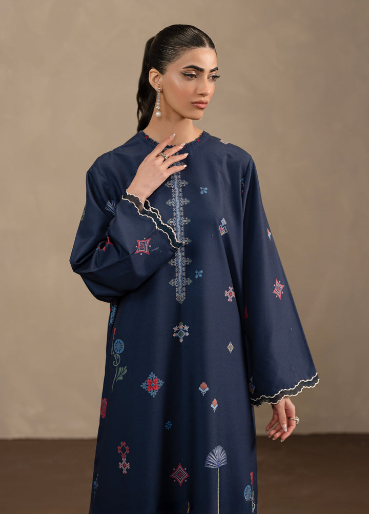 Seran Women Pret Printed Poly Cambric Kaftan SN26PK D-6 Navira - Casual Collection