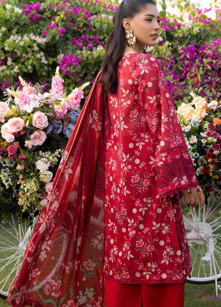 Al Zohaib Applique Kari Unstitched Embroidered Lawn 3 Piece Suit AZ26UAL D-05 - Casual Collection