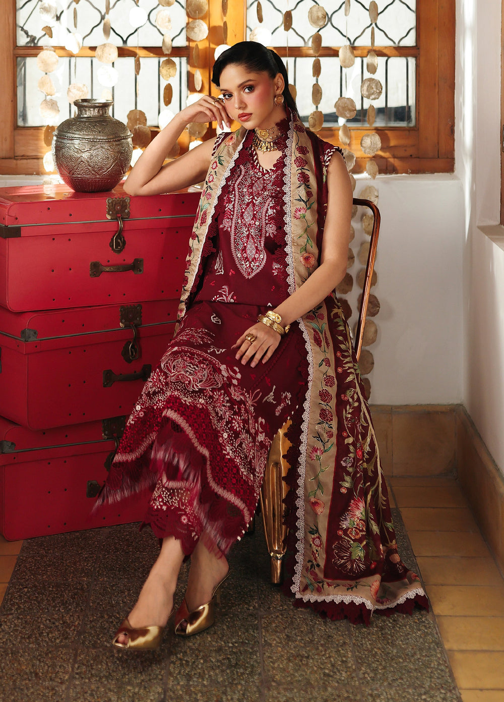 Lumina by Bin Ilyas Unstitched Embroidered Lawn 3 Piece Suit BI26UL L7 6A - Summer Collection