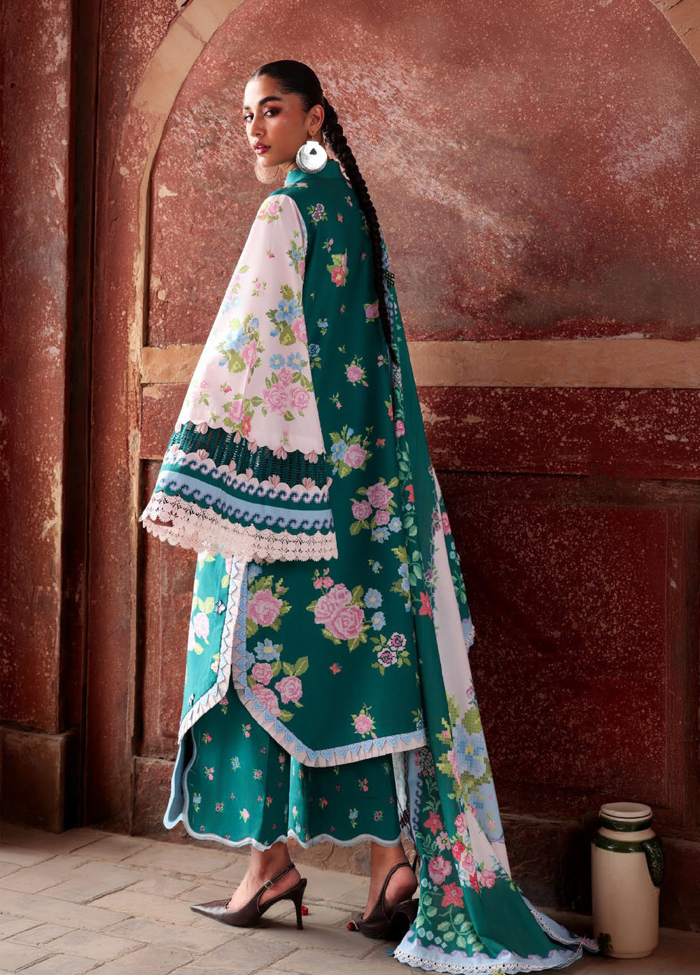 Neoma Prints by Republic Unstitched Printed Lawn 3 Piece Suit RW26UNL SP-6 GULBANO - Summer Collection