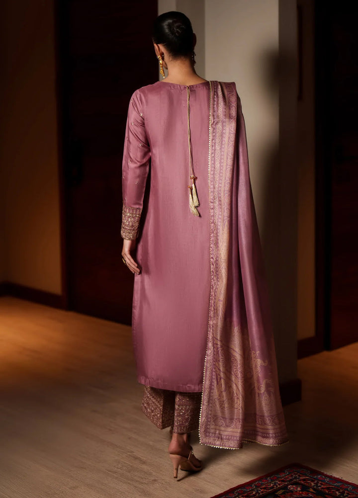 Eala by Casuallite RTW Embroidered Silk Viscose 3 Piece Suit CL26PSEA 03 ROSELYN - Festive Collection
